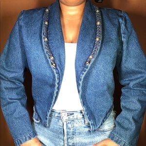 Vintage Cropped Denim jacket